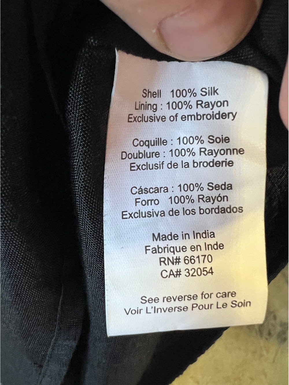 Tanvi Kedia 100% Silk Maxi Skirt — Size M - Picture 6 of 7